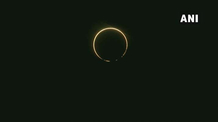 'ring of fire' annular solar eclipse