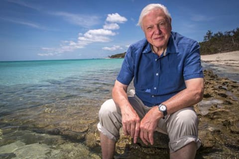 Sir David Attenborough at The Great Barrier Reef