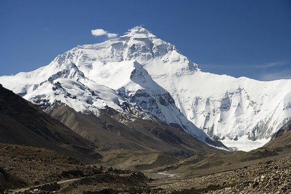 A view of mount everest in nepal