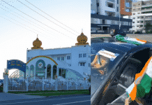 Tensions rife over car rally headed towards Glenwood Gurdwara gurdwara sahib glenwood sikh temple, car rally arya samaj