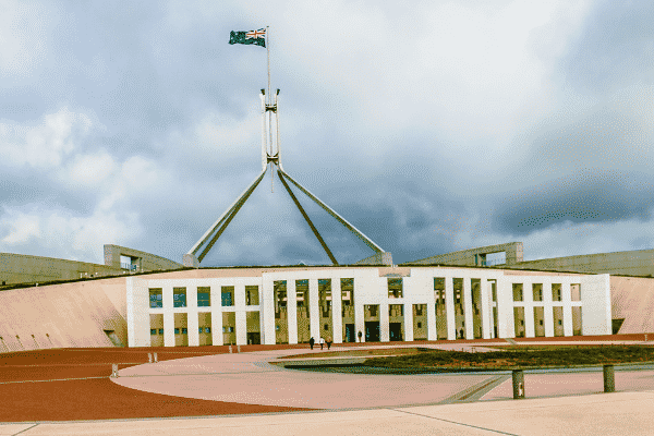 Parliament House, Canberra. Source: Canva