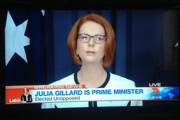 Julia Gillard prime minister Canberra