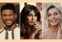 Usher, Priyanka Chopra Jonas, and Julianne Hough hosting documentary ‘The Activist’. Source: Twitter