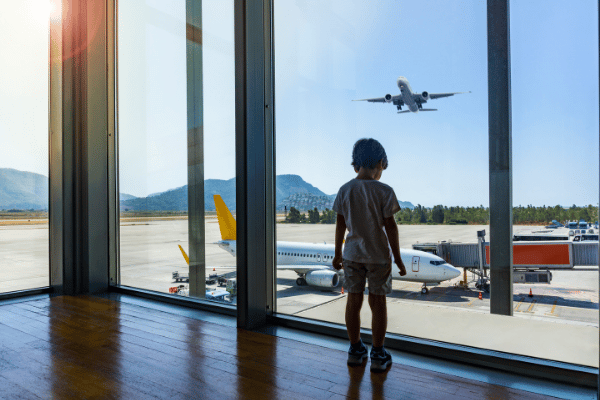 CHILD AT AIRPORT