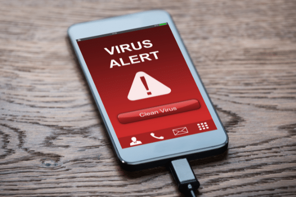 Virus detection on mobile phone