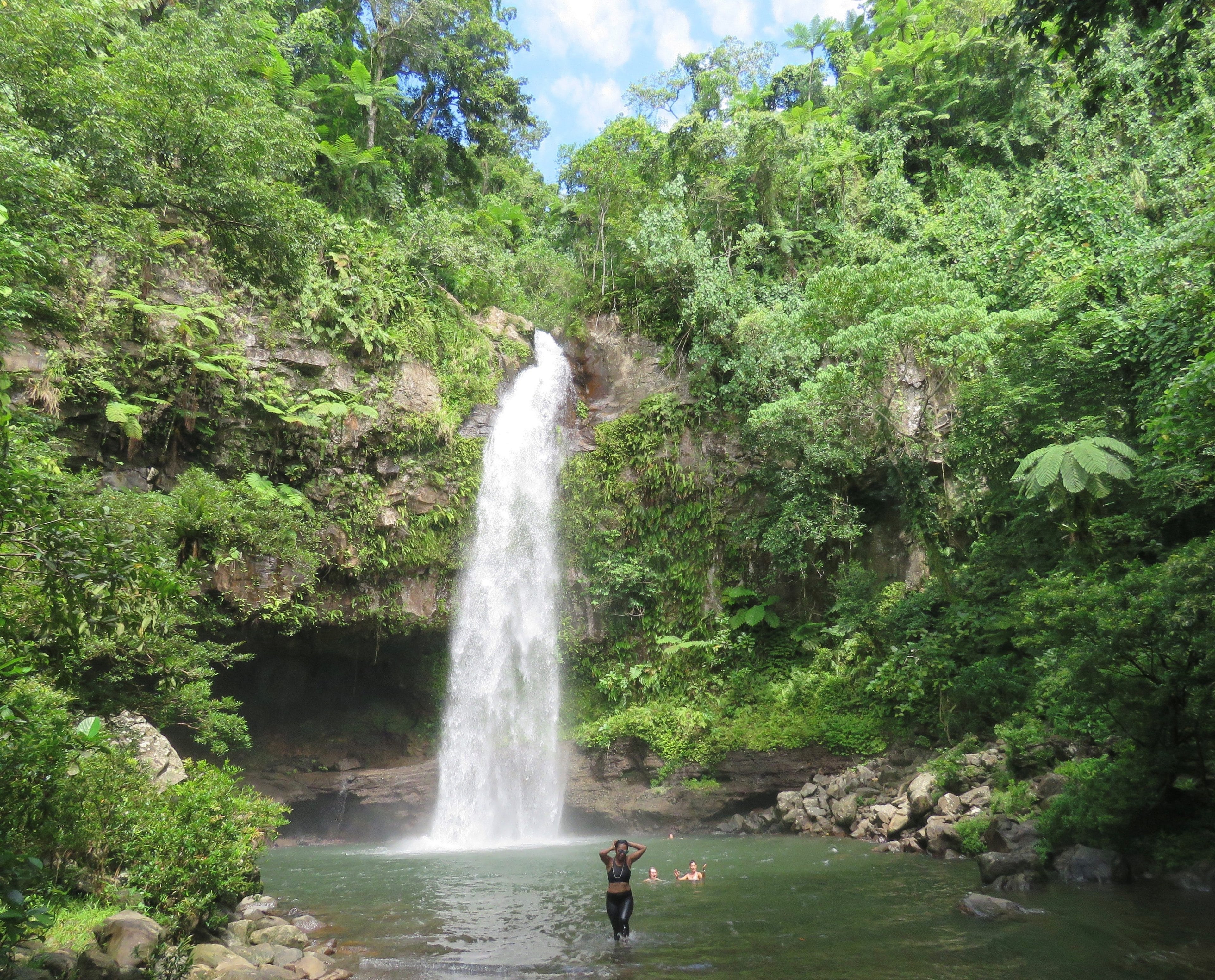 Tavoro Waterfall at Taveuni Island